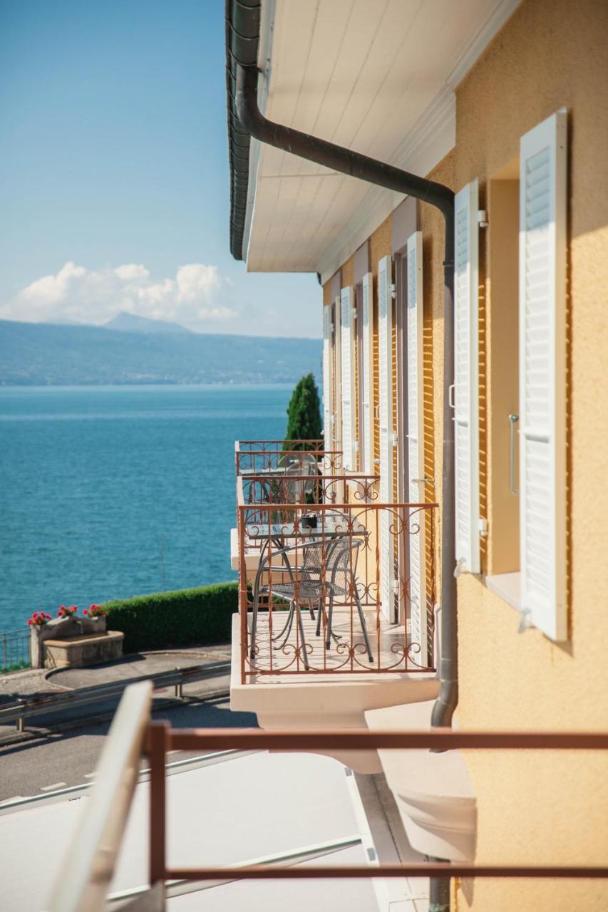 Auberge de Rivaz Exterior foto