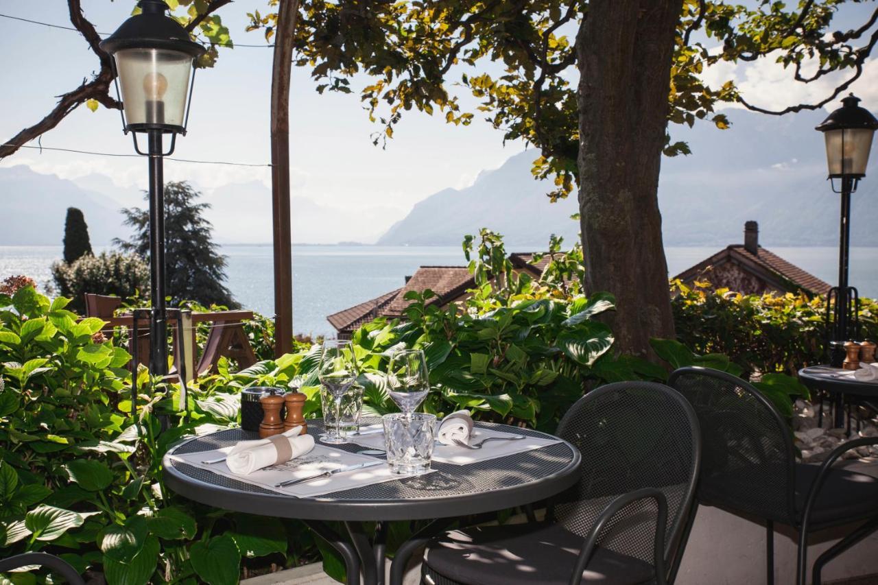 Auberge de Rivaz Exterior foto